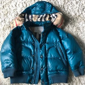 Burberry boys winter jacket